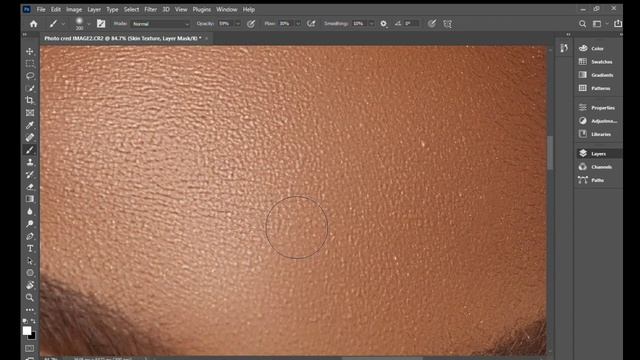 Easy Frequency Separation Skin Retouching Photoshop Tutorial adobe photoshop 2021 смотреть онлайн