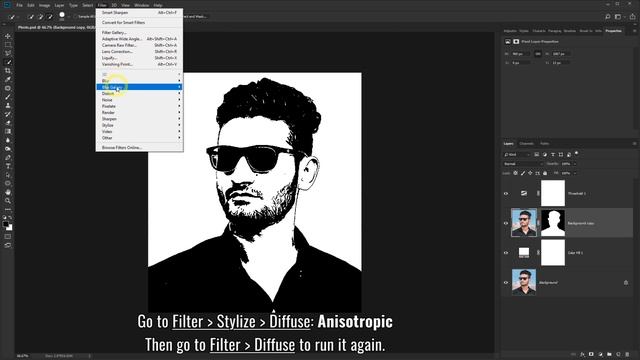 How To Make A Photo Into A Stencil In Photoshop