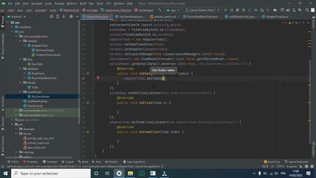 Java Room Database -#5 Ui get all data | Insert Data | android Studio java -App Todo List смотреть онлайн