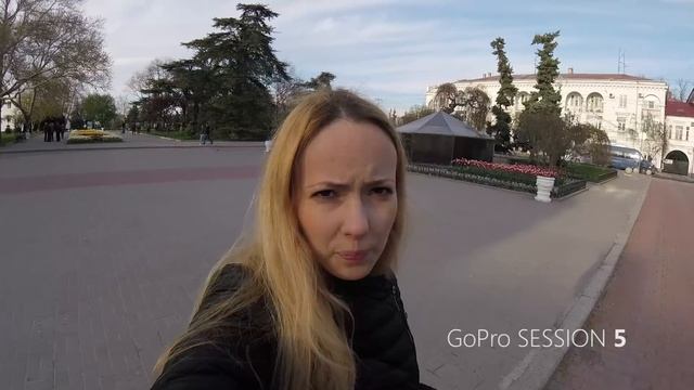 Сравнение GoPro Session 4 и GoPro Session 5. Парад тюльпанов в Севастополе! Крым 2017.