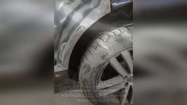 Ремонт кузова Audi Q7 2011 г. в. Покраска и антикор на СТО в Минске смотреть онлайн