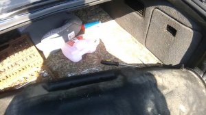 снятие замка багажника