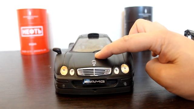 Обзор Mercedes-Benz CLK GTR 1:18 от производителя Maisto