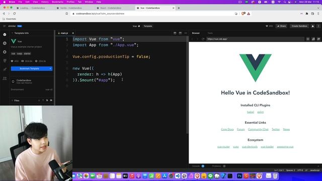 เขียนโปรแกรมได้ทุกที่ ทั้งในคอม แท็บเล็ต และมือถือ ด้วยเว็บนี้!! | Codesandbox ??? смотреть онлайн