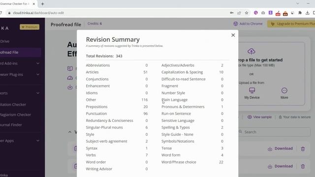 Proofread File | MS Word Version - Trinka Product Walkthrough смотреть онлайн