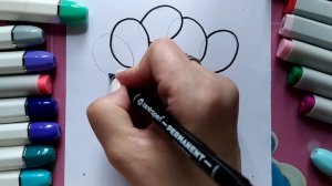 Как нарисовать открытку на День Рождения папе. Уроки рисования для детей