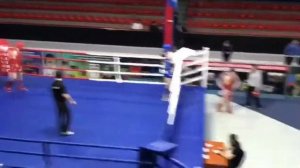 Финальный бой на первенстве Дагестана по тайскому боксу