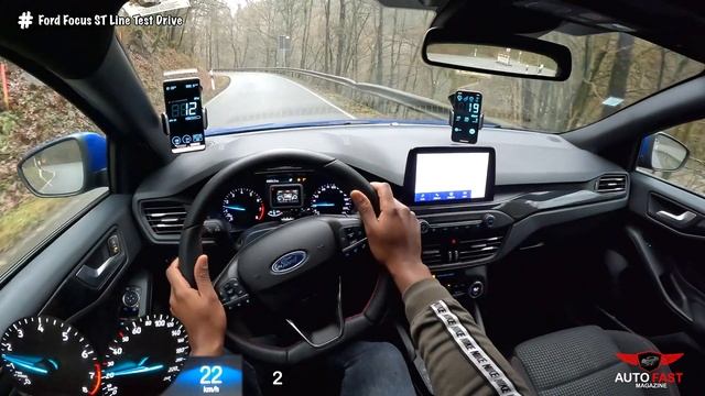 Ford Focus 1.0 EcoBoost 125 HP ST Line 6-Speed Manual Test Drive POV смотреть онлайн