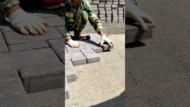 Укладка тротуарной плитки Новый город - ArsoGroup.ru смотреть онлайн