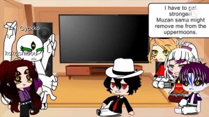 Uppermoon Demons react to Madara Uchiha ||  Muzan is Afraid Of Madara|?