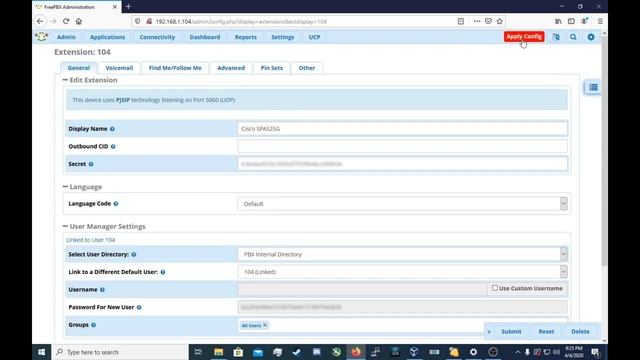 Cisco SPA525G2 IP Phone Initial Checkout & Configuring On FreePBX