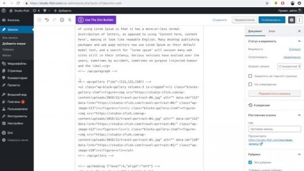 Wordpress 5.0 и новый редактор Gutenberg: плюсы, минусы, лайфхаки