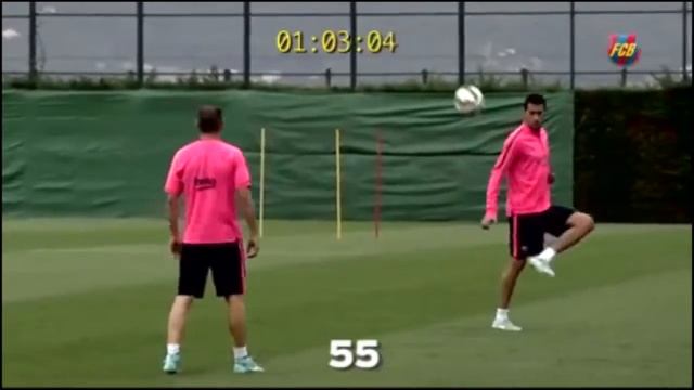 Как тренируется Хавьер Эрнандес Креус / Xavier Hernández i Creus trainings смотреть онлайн