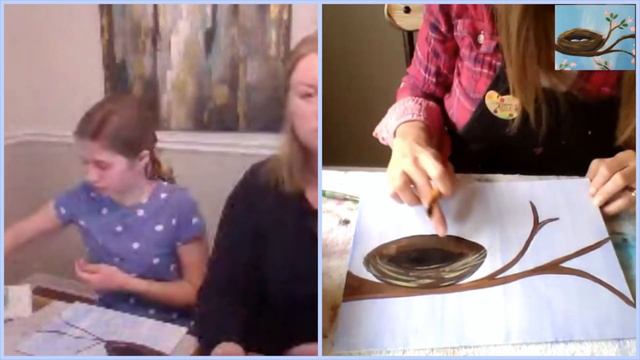 Paint & Learn with Pop Up Painters - How to make a birds nest смотреть онлайн