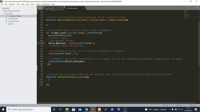 Modal Bootstrap con Elementor Free + Cargar contenido dentro del modal desde la REST API. смотреть онлайн