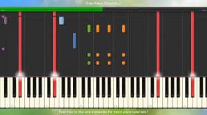 Gorillaz - Clint Eastwood (piano tutorial)