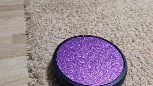 Робот-пылесос Puppyoo r30 на ковре с высоким ворсом смотреть онлайн