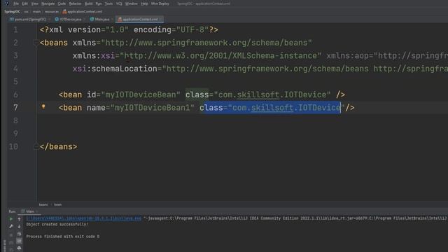 Spring Framework: Initializing a Bean in an IoC Container - ApplicationContext & Bean (Skillsoft) смотреть онлайн