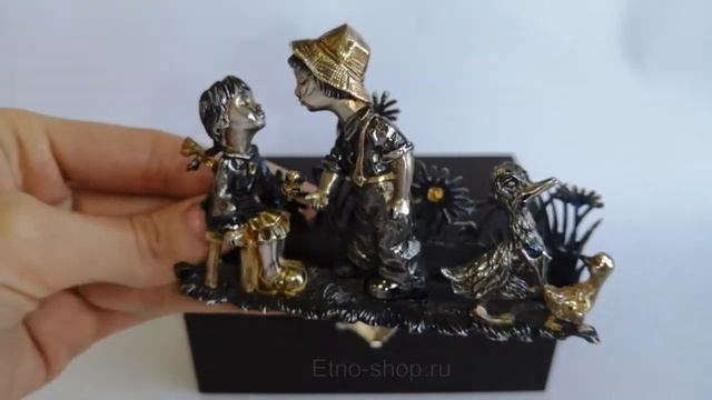 Серебряная салфетница «Ромашка» ALT00407 смотреть онлайн