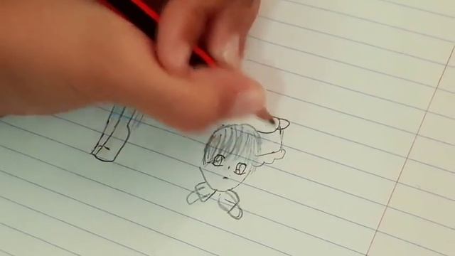 Рисуем аниме первое видео♡ смотреть онлайн
