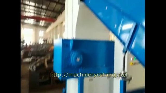 Шредер для измельчения ящиков, биг-бэгов. смотреть онлайн