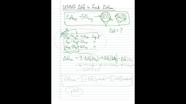 Using delta H(f) to find delta H(rxn) смотреть онлайн