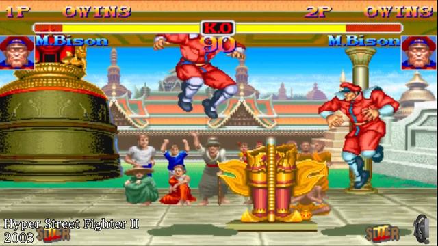 Street Fighter - M.Bison All Console Temple Hideout Stage Evolution/History (1991-2017) смотреть онлайн