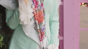 Платок из хлопка "Кружевная симфония", вид 1