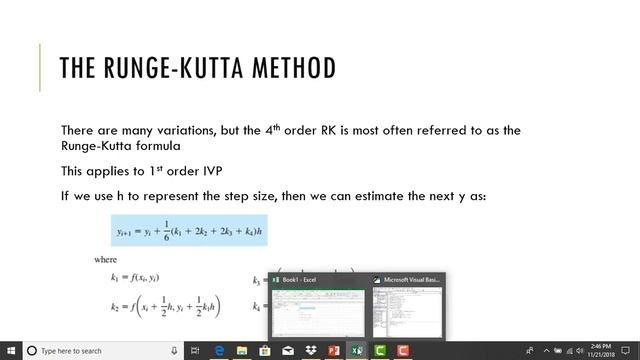 11D Introduction to Runge-Kutta смотреть онлайн