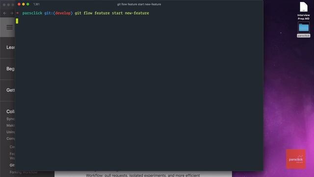 ساختن Feature با گیت فلو смотреть онлайн