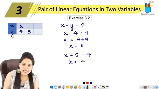 Class 10 Maths | Chapter 3 | Exercise 3.2 Q1 i | Pair Of Linear Equations in Two Variables | NCERT смотреть онлайн