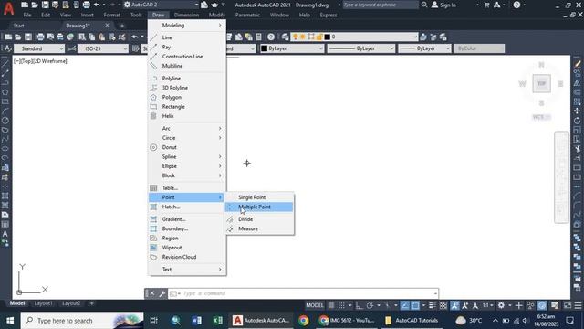 Point Command in AutoCAD 11 смотреть онлайн