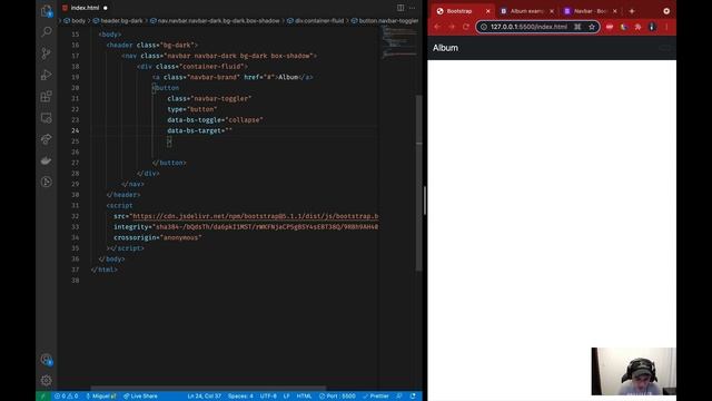 Inicio de um site fantástico e responsivo em bootstrap (iniciante) смотреть онлайн