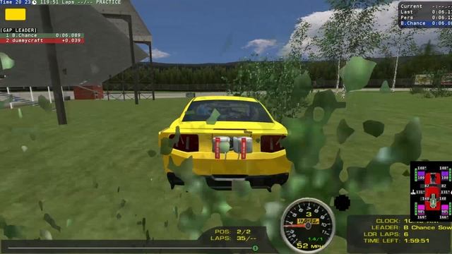 Rfactor #2 - Drag Racing - Jethros Outlaws Mod - WHEELIES & Crashes! смотреть онлайн