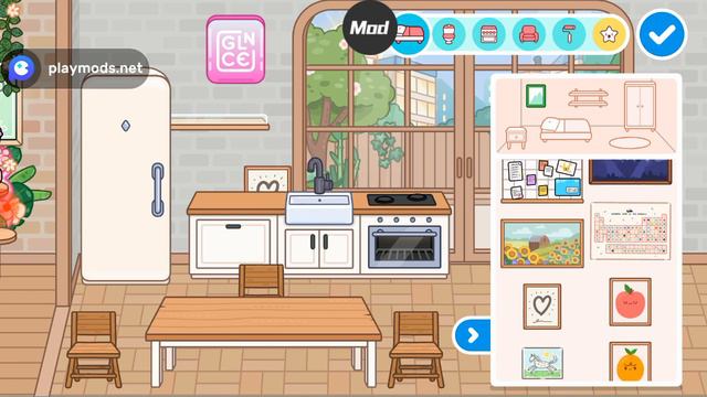 Обустройство семейного дома в тока бока. 🏡Мига клубника 🍓. Toca life world. смотреть онлайн