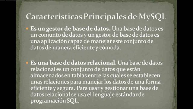 Video Tutorial consultas y filtrado de datos MySQL 1/4 смотреть онлайн