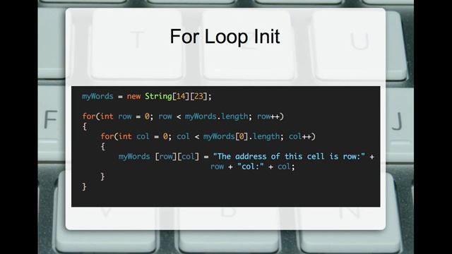 Java 2D array review смотреть онлайн