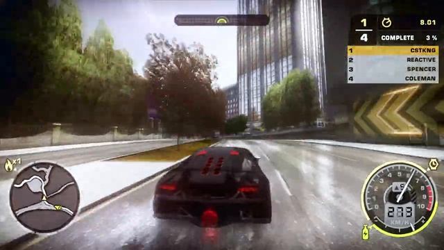 Lamborghini Sesto Elemento / NFS Most Wanted смотреть онлайн