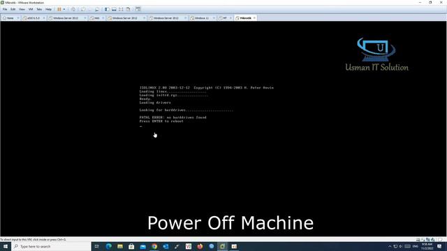 Fatal Error No Hard Drives Found MikroTik || Usman IT Solution || смотреть онлайн