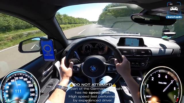BMW M140i максимальная скорость POV