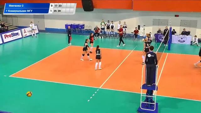 Минчанка-2 (ж) - Коммунальник-МГУ (ж). Беларусь. Чемпионат. Дивизион А. За 3-4 места. Волейбол смотреть онлайн