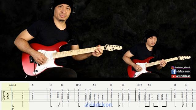 BOSTON More Than A Feeling Guitar Solo with Tabs and Backing Track смотреть онлайн