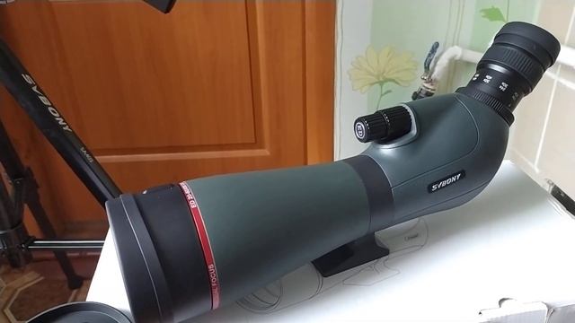 Обзор зрительной трубы  SVBONY  SV406P  ED и штатива SA402