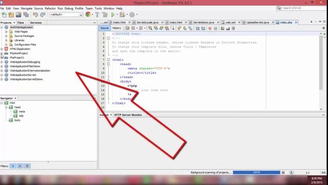 How to run your first PHP program in NetBeansIDE. смотреть онлайн