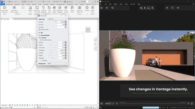 Using Live Link from Revit to Chaos Vantage смотреть онлайн
