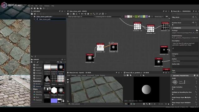 Substance Designer - Making a Stone Path Material - Cobblestone смотреть онлайн