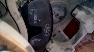 Форд Транзит замена задних тормозных накладок