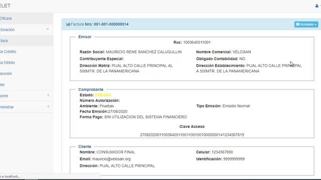 Facturación Electrónica Ecuador (php y webservice) código fuente смотреть онлайн