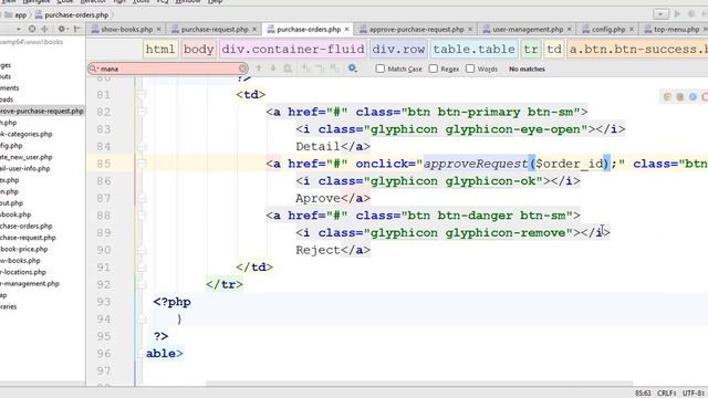 Episode 75 - PHP and MySQL tutorial - Approving incoming purchase orders or requests смотреть онлайн