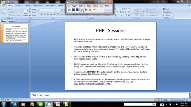 PHP - SESSIONS смотреть онлайн